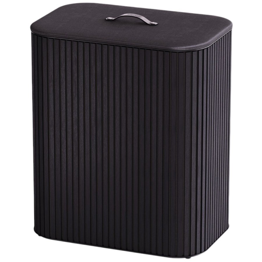 Joseph Joseph Tota Luxe Trio Vasketjskurv 90 L, Sort