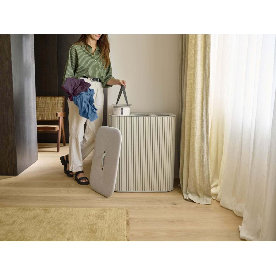 Joseph Joseph Tota Luxe Trio Vasketjskurv 90 L, Ecru