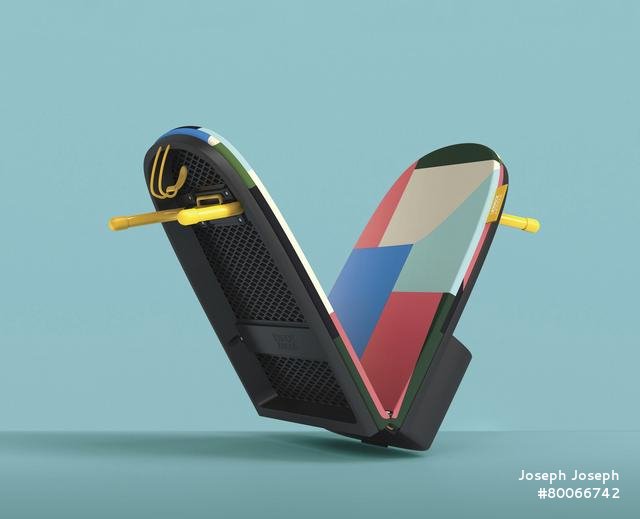 Joseph Joseph x Jonathan Lawes Pocket Bgelbrett faltbar, Mehrfarbig