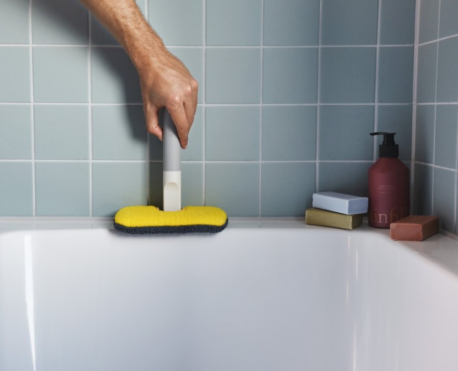 Joseph Joseph CleanTech 2-in-1-Oberflchenschrubber, Light Stone
