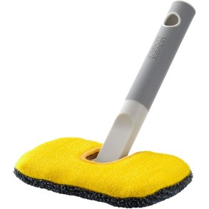 Joseph Joseph CleanTech 2-in-1-Oberflächenschrubber, Light Stone