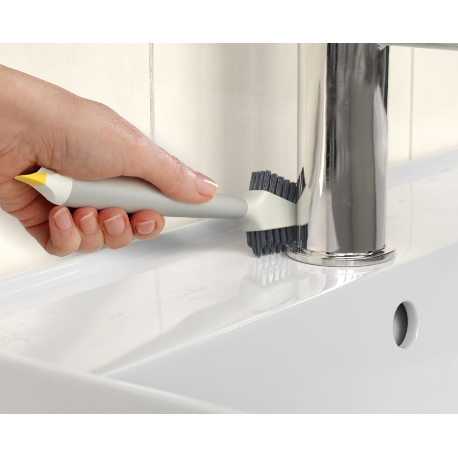 Joseph Joseph CleanTech 3-in-1-Reinigungsbrste 18 cm, Light Stone