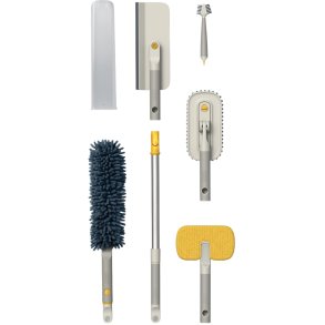 Joseph Joseph CleanTech Reinigungsset 6-teilig, Light Stone