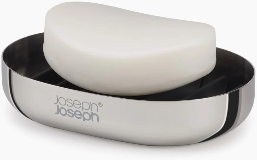 Joseph Joseph EasyStore Luxe Seifenschale 11,5 cm, Edelstahl