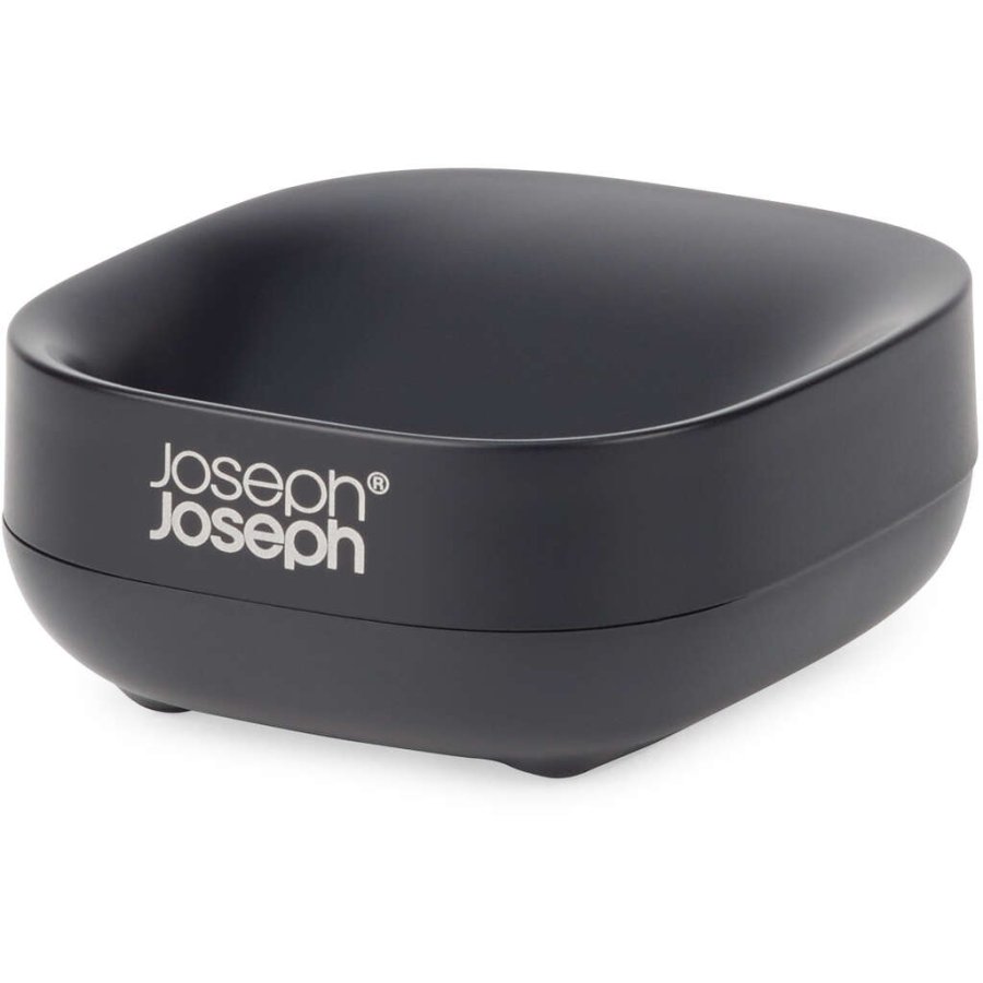 Joseph Joseph Slim Compact Seifenschale, Schwarz