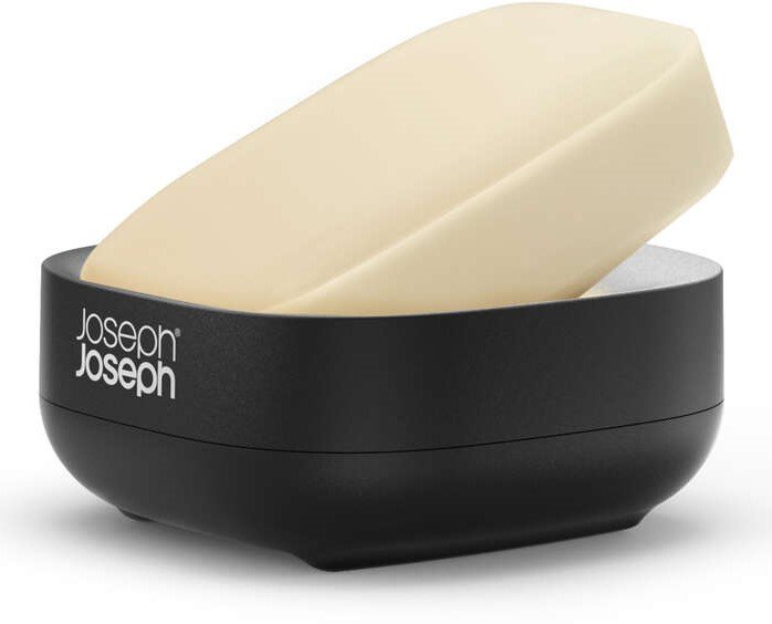 Joseph Joseph Slim Compact Seifenschale, Schwarz