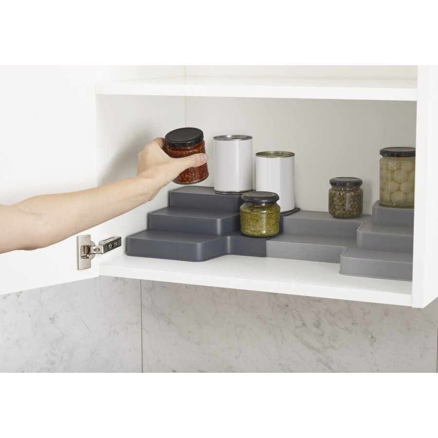 Joseph Joseph CupboardStore Gewrzregal ausziehbar, Grau