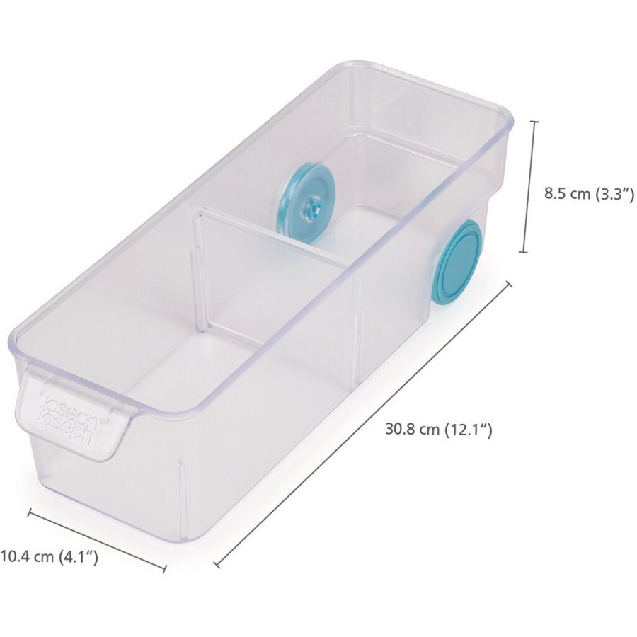 Joseph Joseph FridgeStore Khlschrankbehlter m. Rdern 10,4x30,8 cm, klar