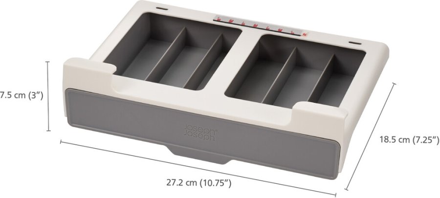 Joseph Joseph CupboardStore Schublade fr Kaffeekapseln 27,2 cm, Grau