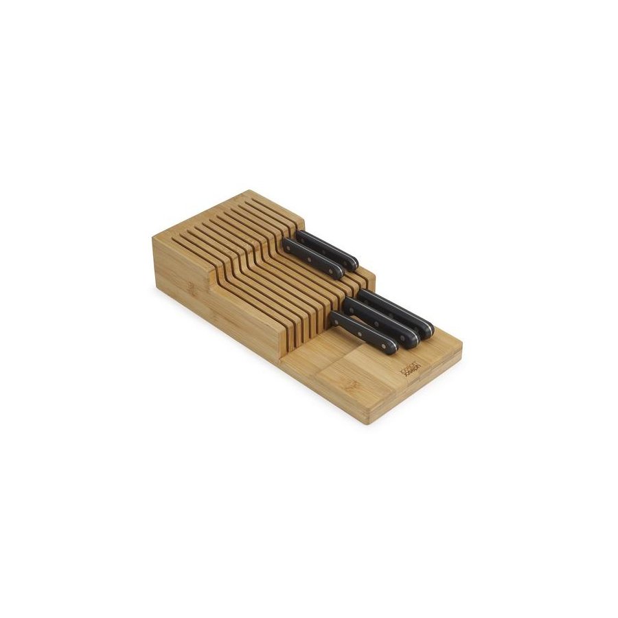 Joseph Joseph DrawerStore 2-Schicht-Messerblock 39,6 cm, Bambus