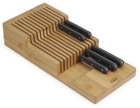 Joseph Joseph DrawerStore 2-Schicht-Messerblock 39,6 cm, Bambus