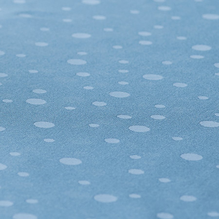 Damask Dug Dot Dusty blue, 140x180 cm