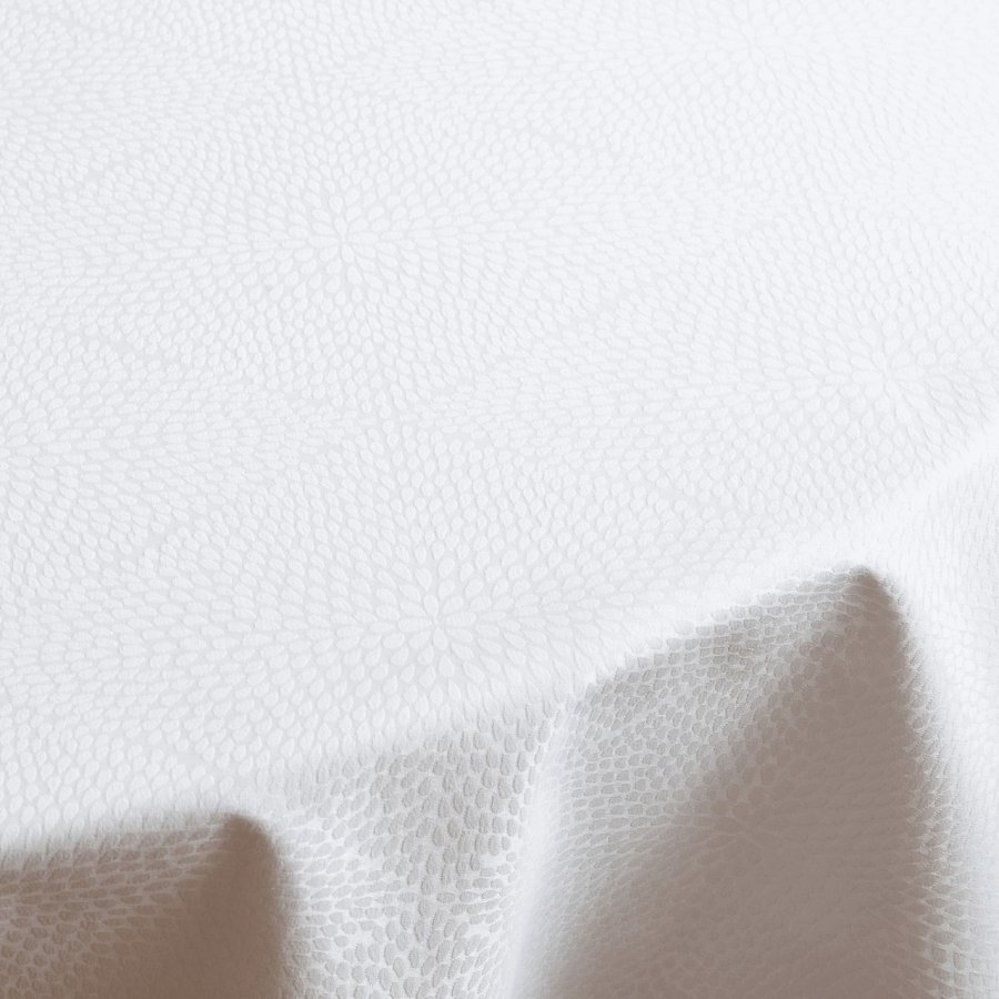 Damask Rhombus Dug 160x320 cm, Hvid