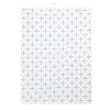 Juna Antic Cross Viskestykke White/twilight blue, 50x70 cm