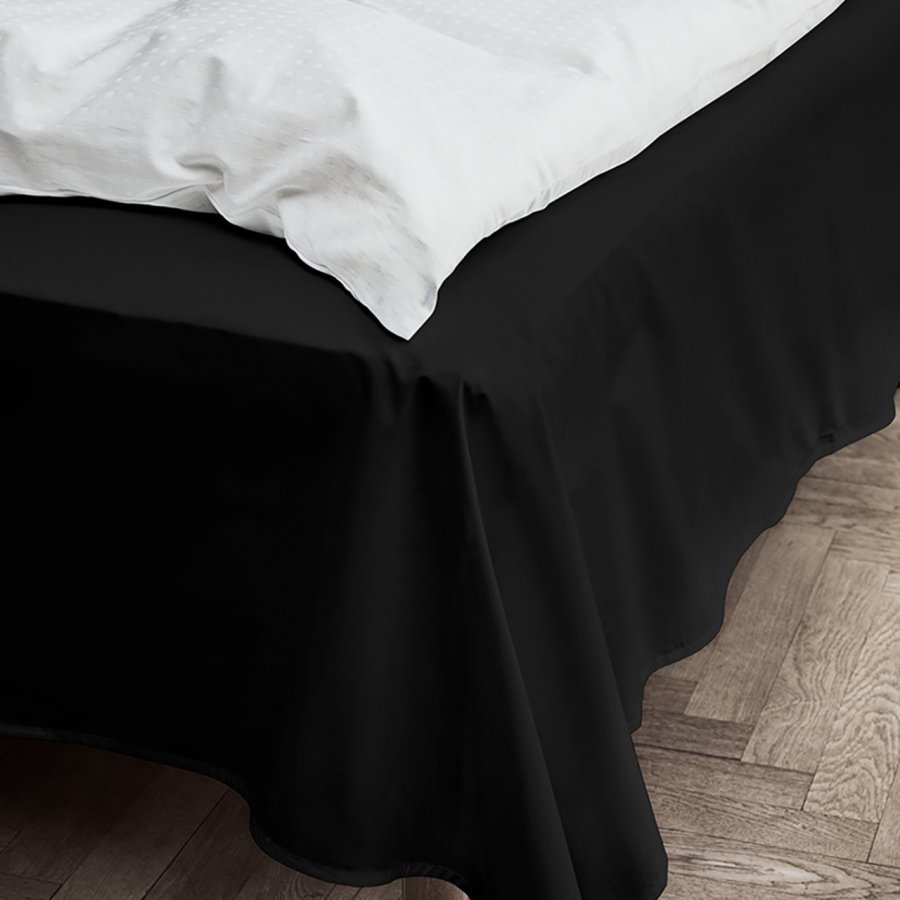 Juna Percale Kappelagen 150x250 cm, Sort