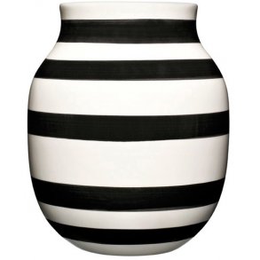Kähler Omaggio Vase H20 cm, Sort