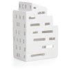 Kähler Urbania Lyshus Kubis 16cm, Hvid
