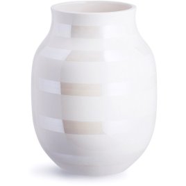 Kähler Omaggio Vase H20 cm, Perlemor