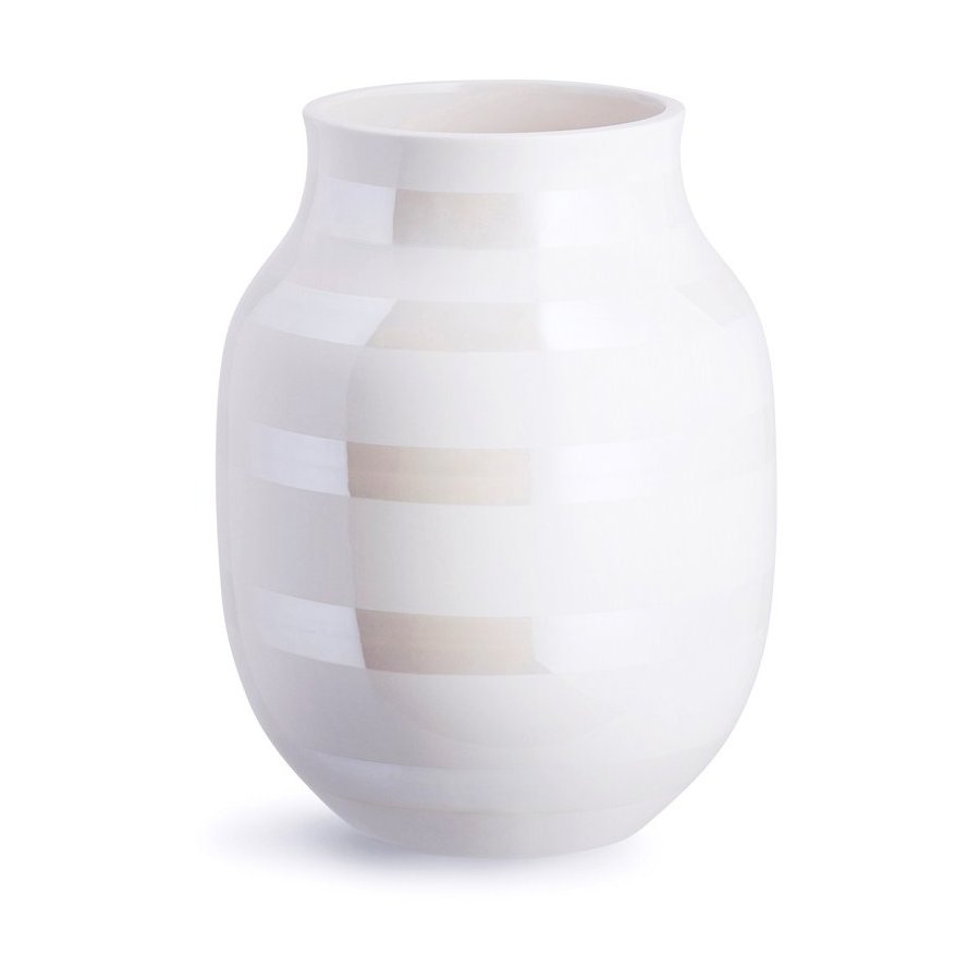 Kähler Omaggio Vase H20 cm, Perlemor