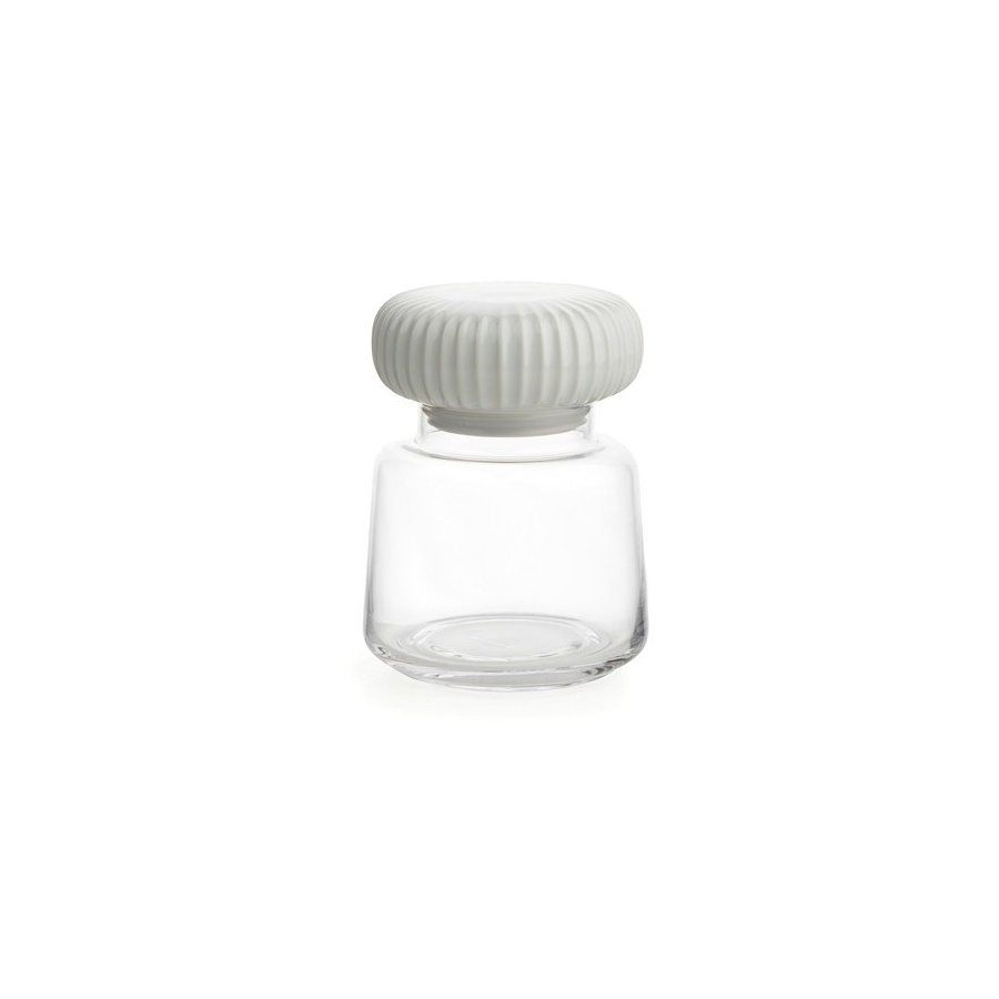 Kähler Hammershi Opbevaringsglas 14cm, Hvid