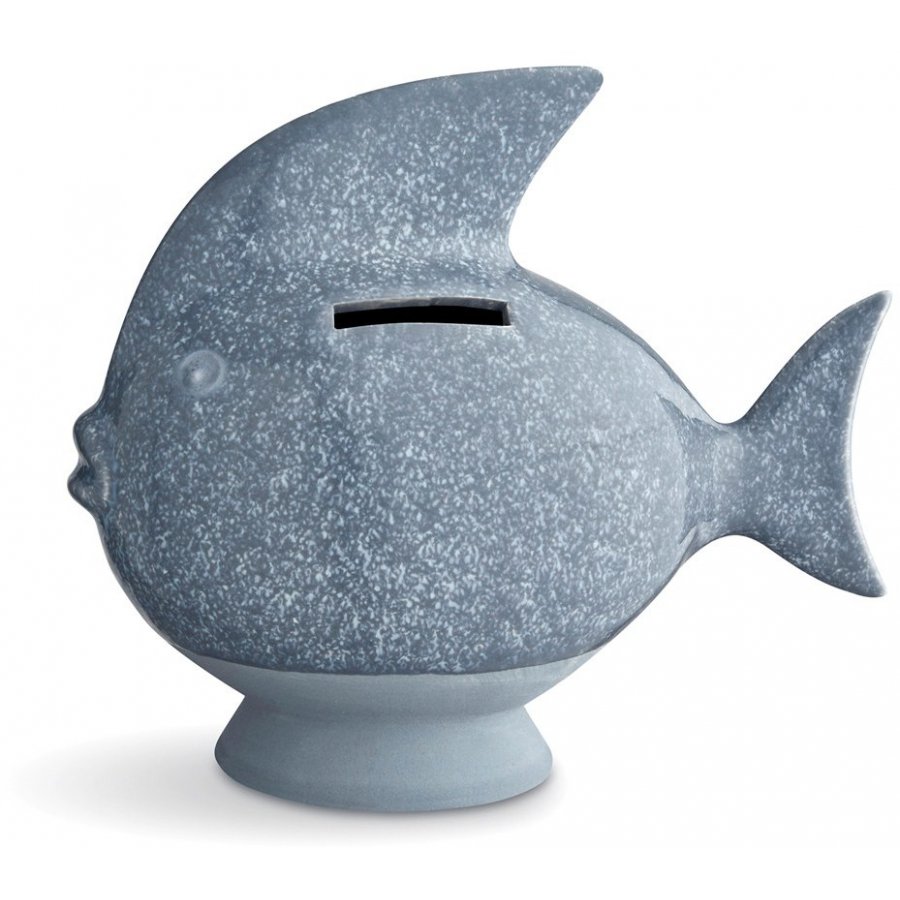 Kähler Figur Sparedyr Fisk 14cm, Grbl