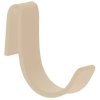 KALAGER Design Wandhaken H6 cm, Cremebeige