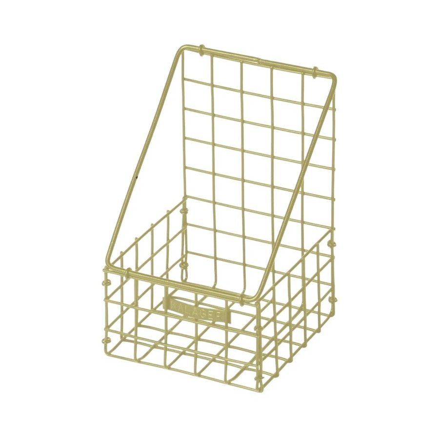 KALAGER Design WIRE Wandregal 21x13,5 cm, Green Beige