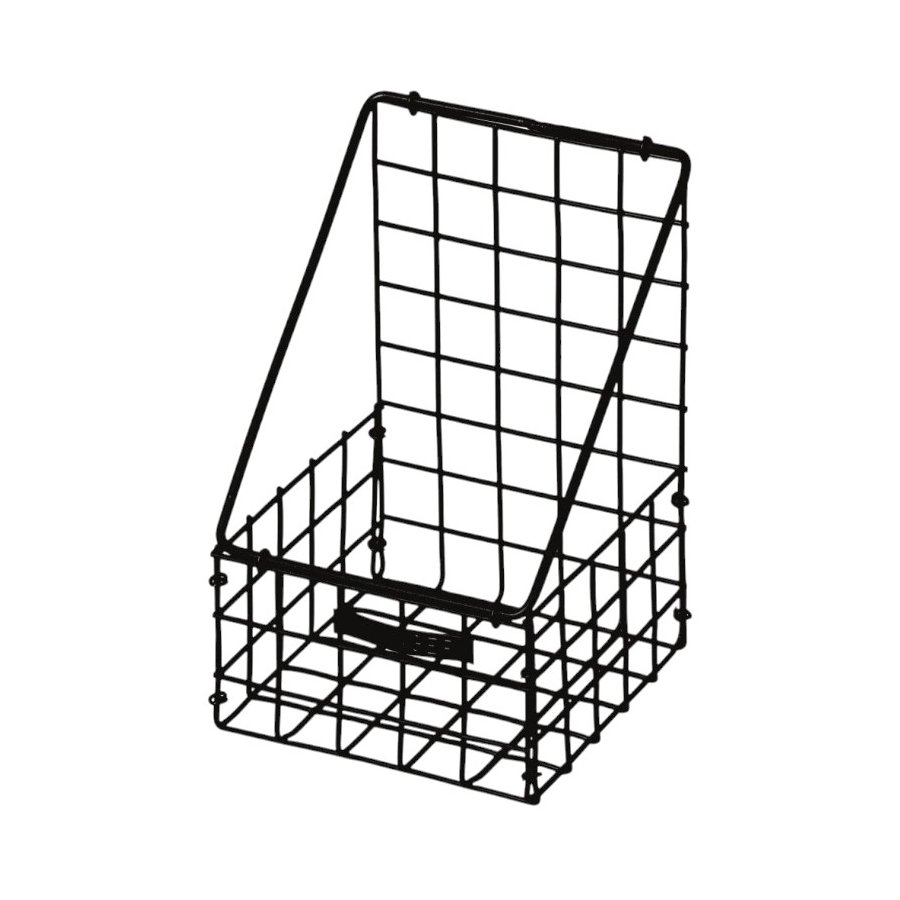KALAGER Design WIRE Wandregal 21x13,5 cm, Schwarz
