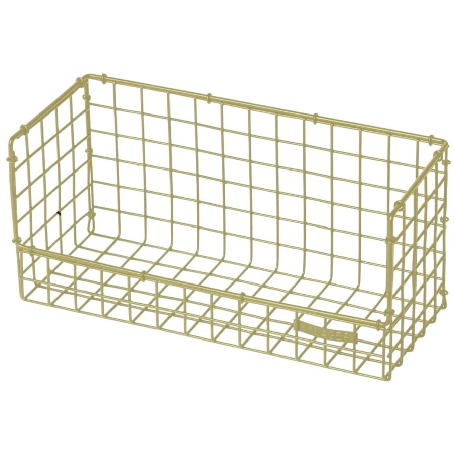 KALAGER Design WIRE Hylde 34x16 cm, Green Beige