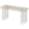 KALAGER Design WIRE Bnk 90 cm, Creme Beige