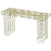 KALAGER Design WIRE Bnk 90 cm, Green Beige