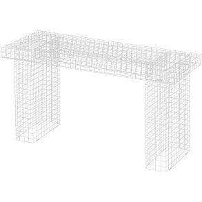 KALAGER Design WIRE Bank 90 cm, Wit
