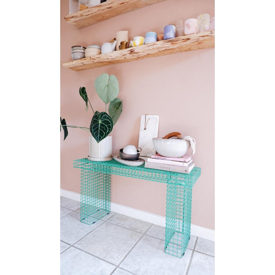 KALAGER Design WIRE Bnk 90 cm, Signal Green