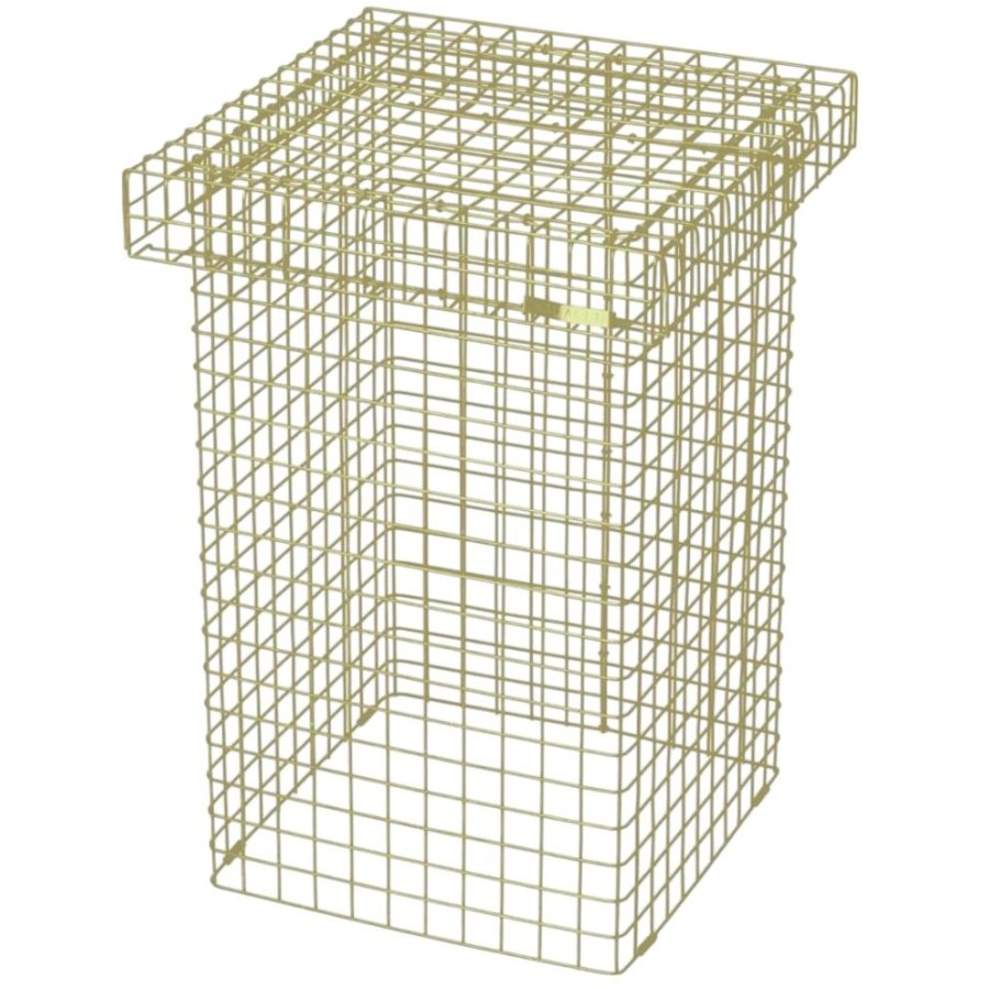 KALAGER Design WIRE Hocker H50 cm, Green Beige