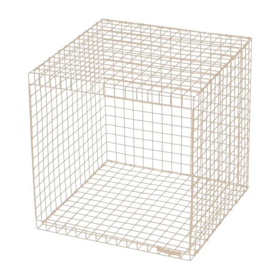 KALAGER Design WIRE CUBIC Modulreol 38,5x38,5 cm, Creme Beige