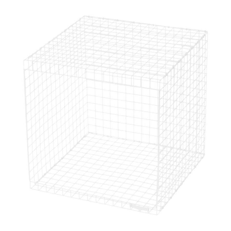KALAGER Design WIRE CUBIC Modulreol 38,5x38,5 cm, Hvid