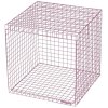 KALAGER Design WIRE CUBIC Modulreol 38,5x38,5 cm, Pink