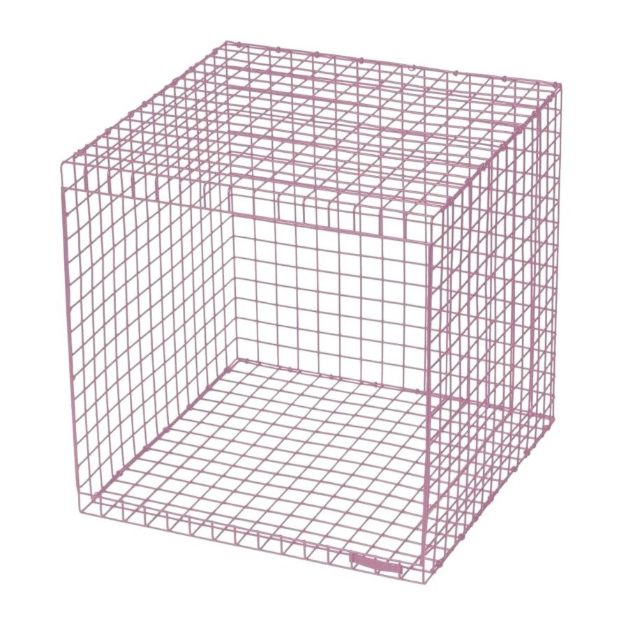 KALAGER Design WIRE CUBIC Modulreol 38,5x38,5 cm, Pink