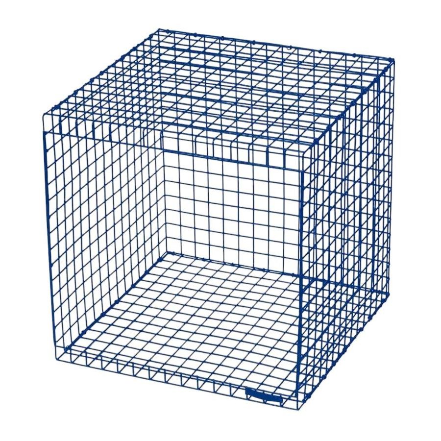 KALAGER Design WIRE CUBIC Modulreol 38,5x38,5 cm, Ultra Marine Blue