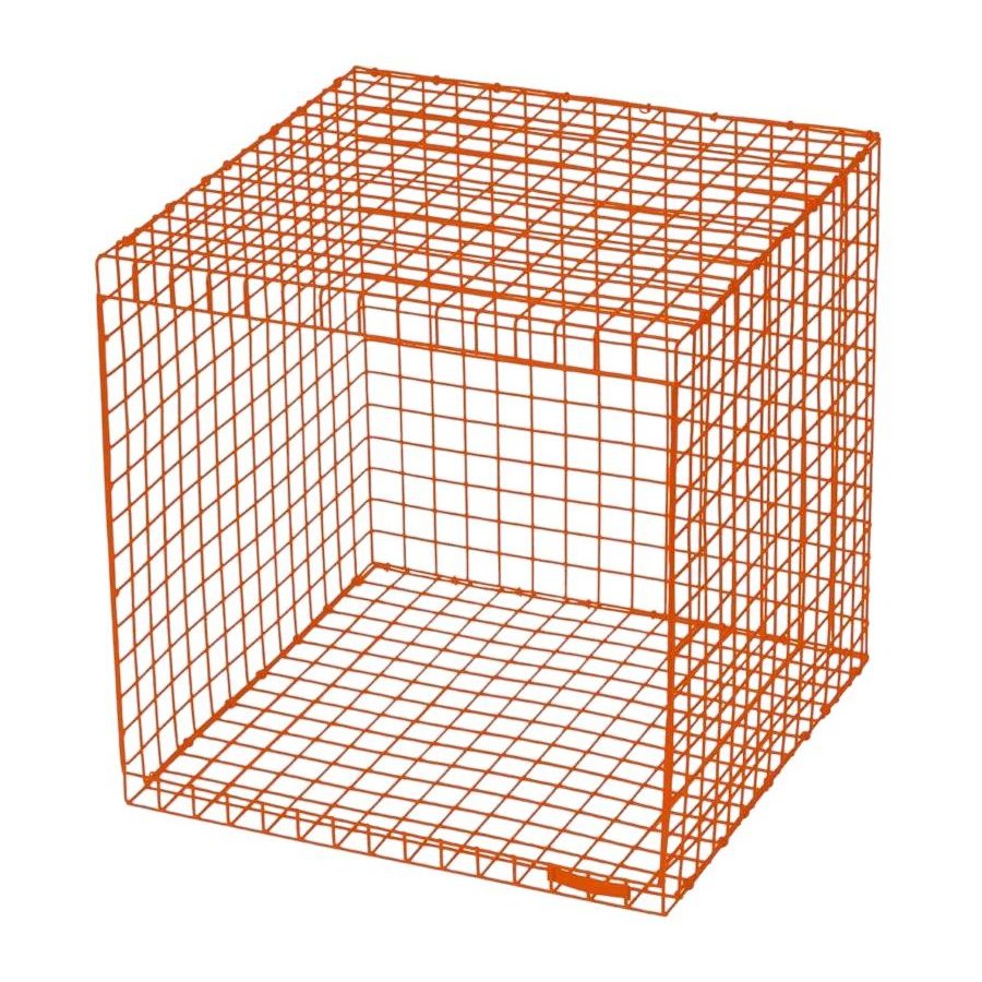 KALAGER Design WIRE CUBIC Modulreol 38,5x38,5 cm, Orange