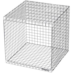 KALAGER Design WIRE CUBIC Module Kastje 38,5x38,5 cm, Rustic Grey