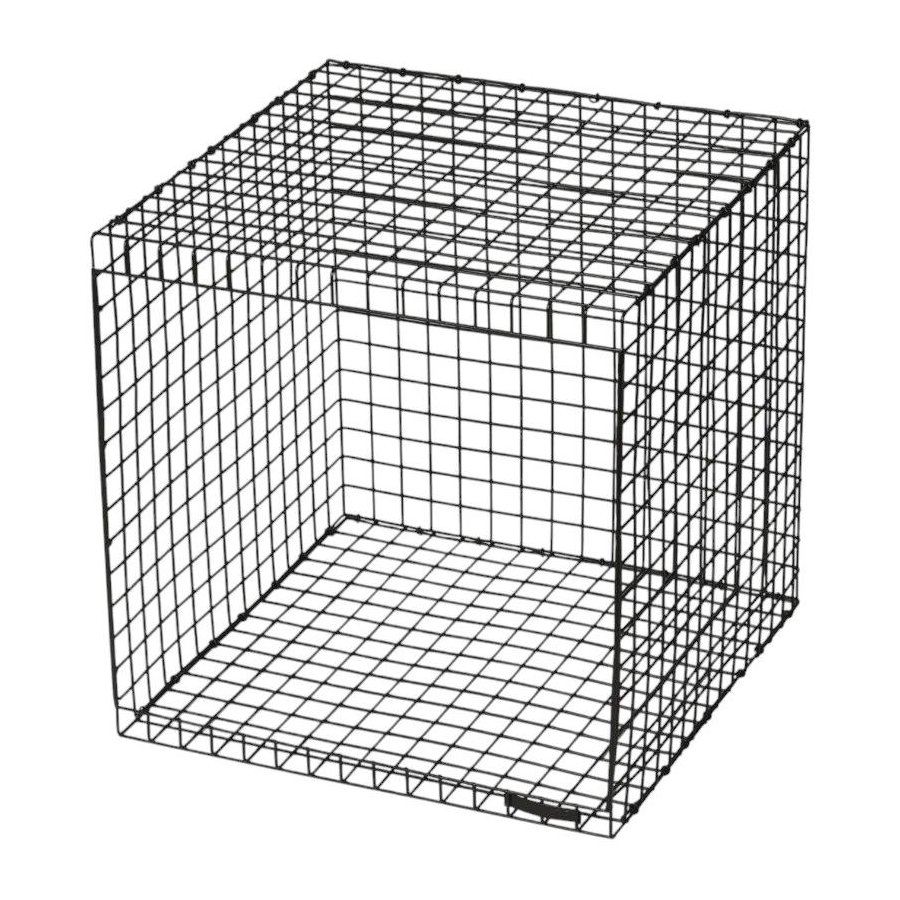 KALAGER Design WIRE CUBIC Modulreol 38,5x38,5 cm, Sort