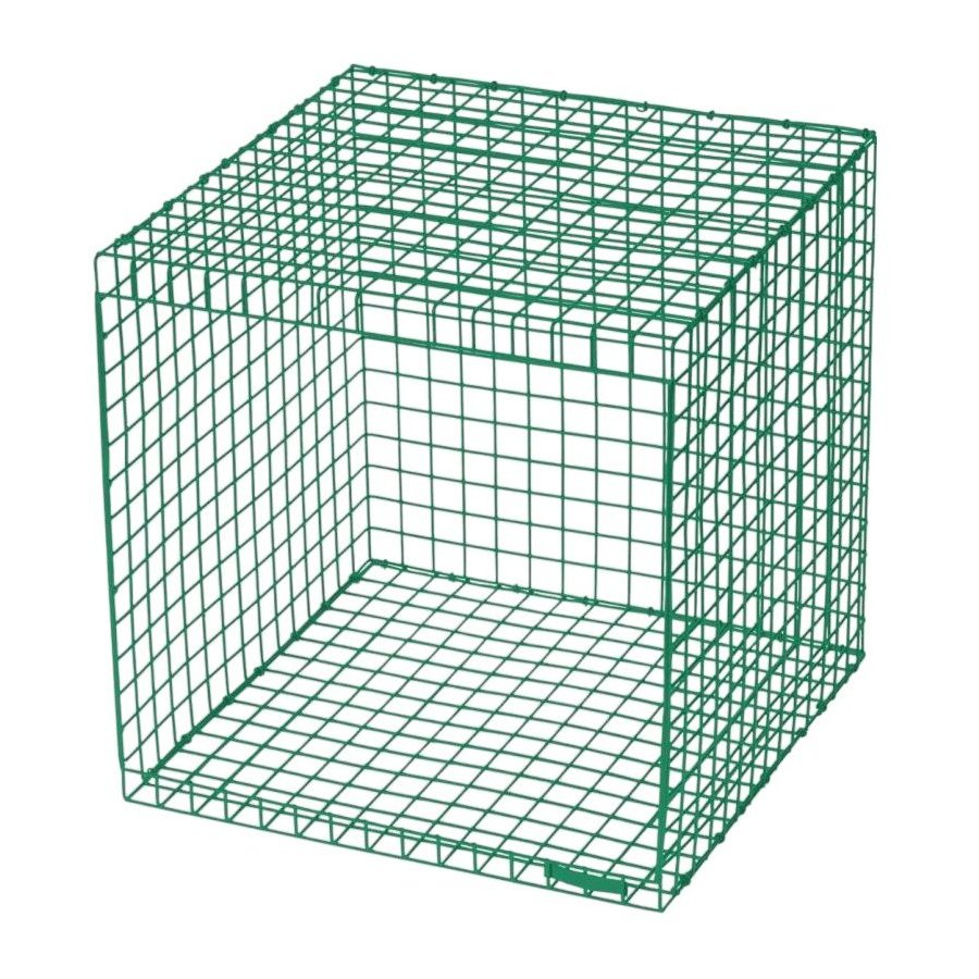 KALAGER Design WIRE CUBIC Modulreol 38,5x38,5 cm, Signal Green