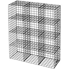 KALAGER Design Mokkenrek 61,5x48 cm, Zwart