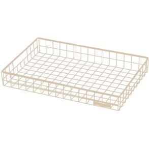 KALAGER Design WIRE Tray 39,5x27 cm, Creme Beige