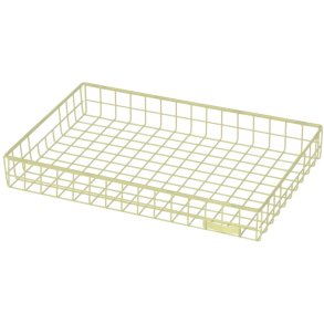 KALAGER Design WIRE Tray 39,5x27 cm, Green Beige