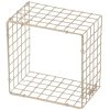 KALAGER Design WIRE SQUARE Wandregal 21x21 cm, Cremebeige