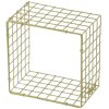 KALAGER Design WIRE SQUARE Wandregal 21x21 cm, Green Beige