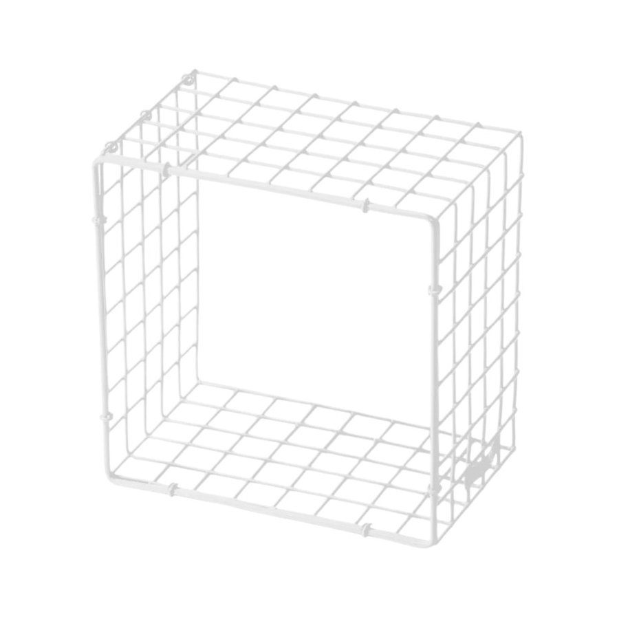 KALAGER Design WIRE SQUARE Wandregal 21x21 cm, Weiß