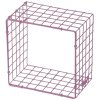 KALAGER Design WIRE SQUARE Hylde 21x21 cm, Pink